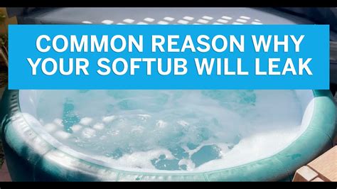 how to test soft tub for leaks|softub foam core problems.